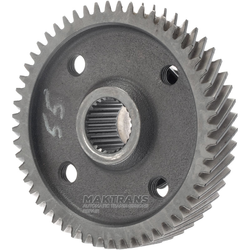 Driven gear of differential shaft drive A4AF3 A4BF2 - 55 teeth (outer Ø 134.80 mm), 27 splines
