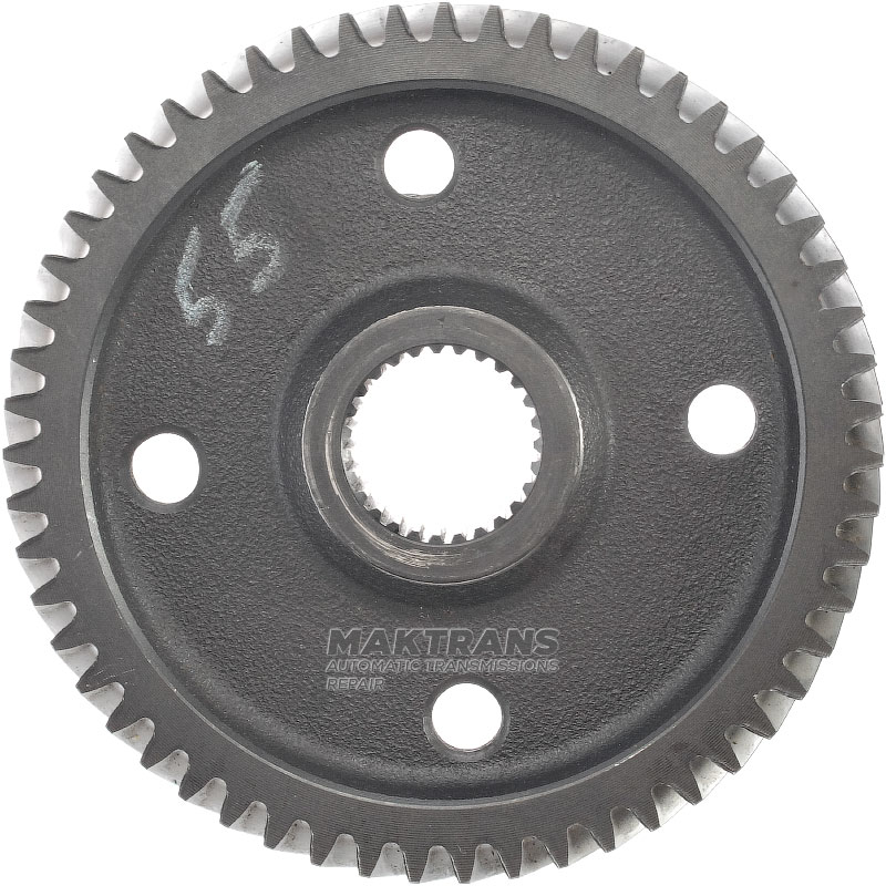 Driven gear of differential shaft drive A4AF3 A4BF2 - 55 teeth (outer Ø 134.80 mm), 27 splines