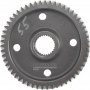 Driven gear of differential shaft drive A4AF3 A4BF2 - 55 teeth (outer Ø 134.80 mm), 27 splines