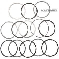 Set of steel and friction discs E Clutch ZF 9HP48 / CHRYSLER 948TE - (5 friction discs, total thickness of the kit 23.85 mm)