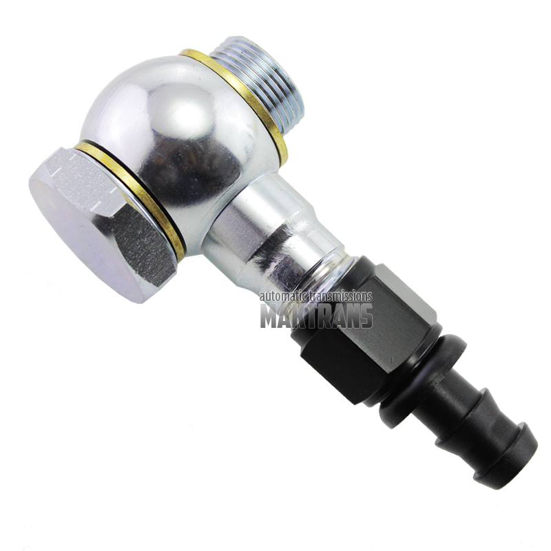 Universal oil cooler 15 in-line M22x1.5 with Banjo fittings for 13mm hose