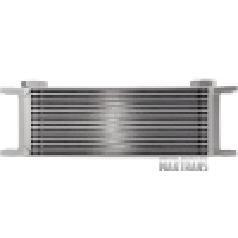 Universal oil cooler 12 row M22x1.5 with Banjo fittings for 13mm hose