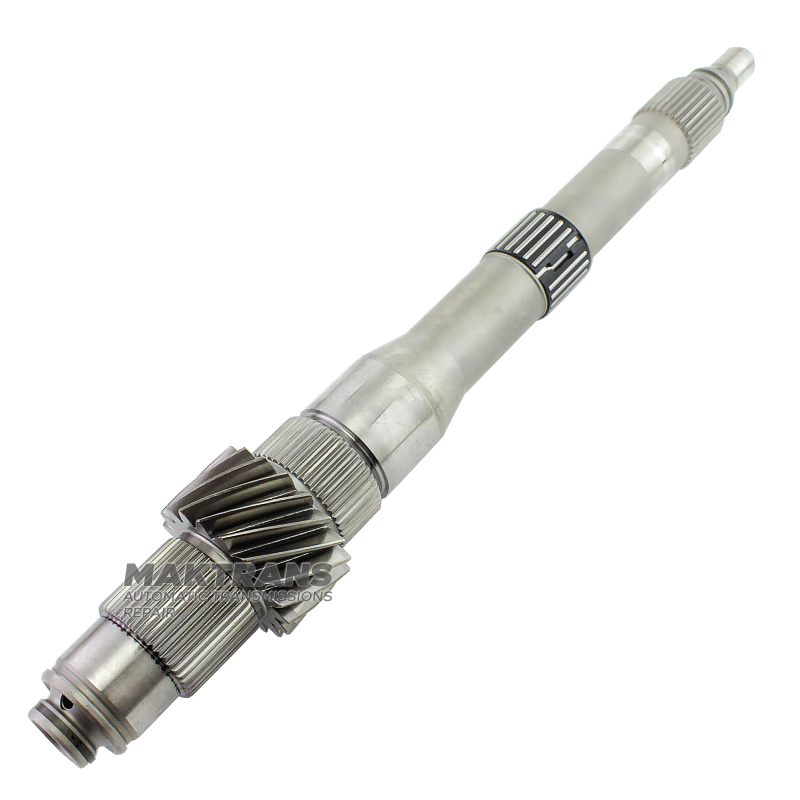 Input shaft K1 VAG eHybrid DQ400 0DD - length 344 mm, 18 teeth (outer Ø 49.60 mm)