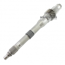 Input shaft K1 VAG eHybrid DQ400 0DD - length 344 mm, 18 teeth (outer Ø 49.60 mm)