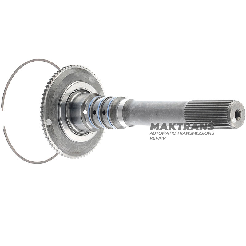 Output shaft SsangYong DSI-6 / DSI M78 0574-671012 - shaft length 235 mm, 38 splines (outer Ø 30.65 mm)