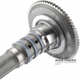 Output shaft SsangYong DSI-6 / DSI M78 0574-671012 - shaft length 235 mm, 38 splines (outer Ø 30.65 mm)