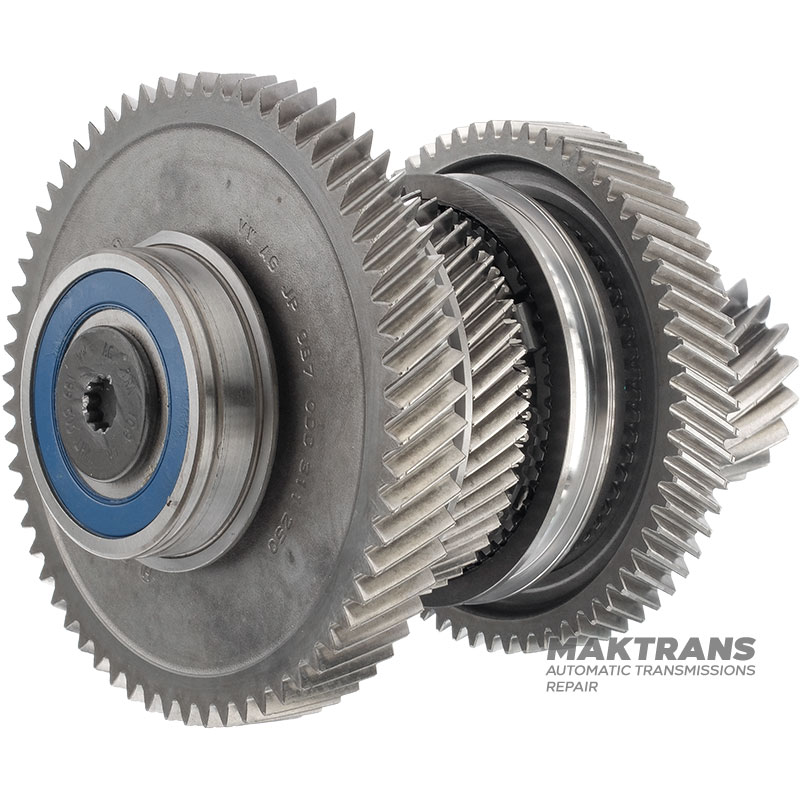 Differential drive shaft No. 1 VAG eHybrid DQ400 0DD - 17 (Ø 56.35 mm) / 63 (Ø 135.40 mm) / 51 (Ø 101.90 mm) / 63 (Ø 153.80 mm)