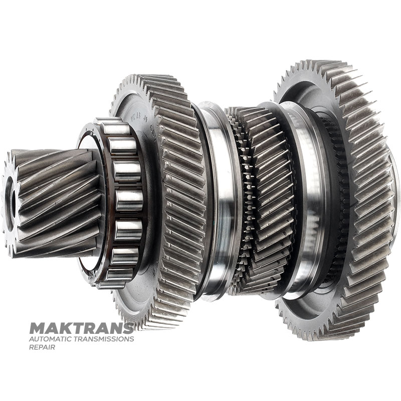 Differential drive shaft No. 1 VAG eHybrid DQ400 0DD - 17 (Ø 56.35 mm) / 63 (Ø 135.40 mm) / 51 (Ø 101.90 mm) / 63 (Ø 153.80 mm)