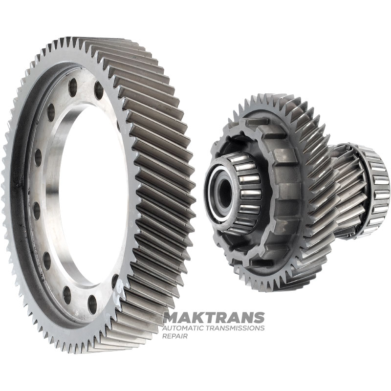 Main differential pair TOYOTA U660E 4122133160 3570533020 – 21 teeth (outer Ø 72.10 mm) / 69 teeth (outer Ø 214.55 mm)