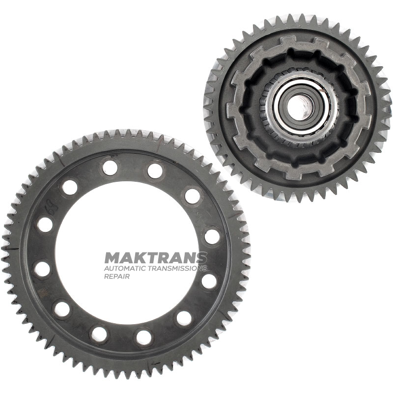 Main differential pair TOYOTA U660E 4122133160 3570533020 – 21 teeth (outer Ø 72.10 mm) / 69 teeth (outer Ø 214.55 mm)