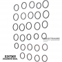 Gasket set (master kit) VAG eHybrid DQ400 0DD - with valve body separator plate