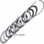 Set of steel and friction discs C3 Clutch SsangYong DSI-6 / DSI M78 - 4 friction discs (total thickness of the kit 20.45 mm)