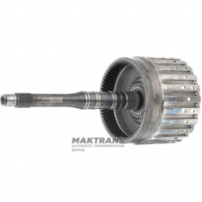 Input shaft with clutch drum E Clutch ZF 6HP26 ZF 6HP28 1068171034 - total height 308 mm, outer shaft Ø 30 mm, without discs (for a set of 7 clutches)