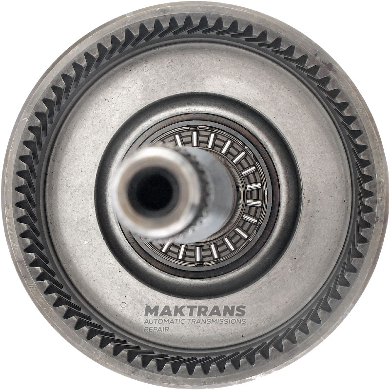 Input shaft with clutch drum E Clutch ZF 6HP26 ZF 6HP28 1068171034 - total height 308 mm, outer shaft Ø 30 mm, without discs (for a set of 7 clutches)