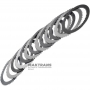 Set of steel and friction discs C1 Clutch SsangYong DSI-6 / DSI M78 0578-166053 - 5 friction discs (total thickness of the kit 24.60 mm)