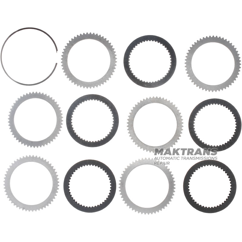 Set of steel and friction discs C1 Clutch SsangYong DSI-6 / DSI M78 0578-166053 - 5 friction discs (total thickness of the kit 24.60 mm)