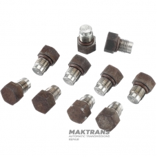 Set (check bolt) of Allison 4000 Series valve body pan/bottom plate bolts – 10 pcs/set (external Ø 10.95 mm, length 13 mm)