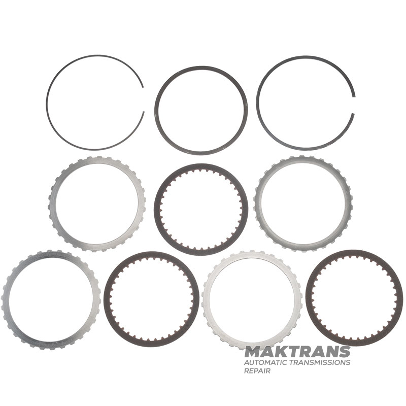 Set of steel and friction discs Forward Clutch JATCO CVT - 3 friction discs (total thickness of the set 13 mm)