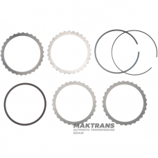 Set of steel wheels Forward Clutch JATCO CVT JF011E - 3 steel disks (thickness 1.40 mm), 1 support disk (thickness 4.20 mm)