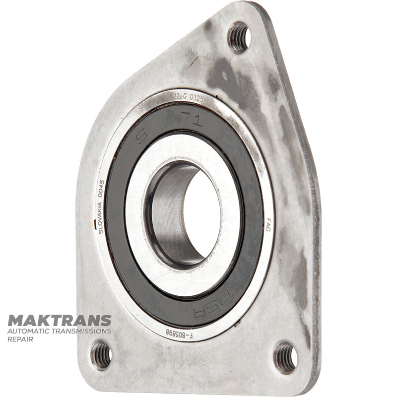 Radial ball bearing (with mounting plate) of output shaft No. 1 GETRAG DCT450 - FAG F-805898 (27 mm x 72 mm x 18 mm)