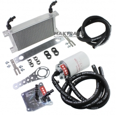 Additional filtration and cooling kit JF015E CVT7 RE0F11A| Type.3 SPX with a fine filter up to 10 microns and a belt-type radiator.
