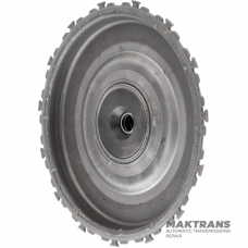 Cover flange for double wet clutch VAG DSG 0BT-0BH 0BH141029F 0BH141791B - total height 60 mm, 36 splines (outer Ø 37.85 mm)