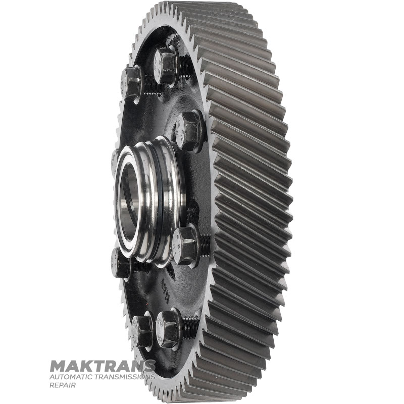 Differential helical gear VAG DSG7 DQ381 0GC - 75 teeth (outer Ø 226.05 mm), 8 mounting bolts