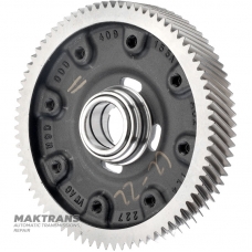 Helical gear differential VAG eHybrid DQ400 0DD 0DD409155A - 78 teeth (outer Ø 230.60 mm), inner Ø 42.85 mm, 8 mounting bolts