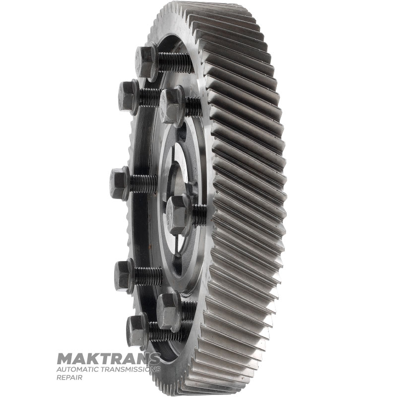 Helical gear differential VAG eHybrid DQ400 0DD - 78 teeth (outer Ø 230.60 mm), inner Ø 42.85 mm, 8 mounting bolts