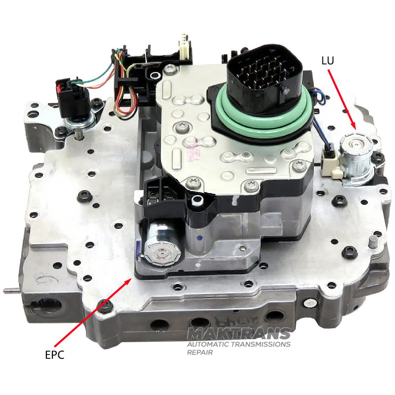 Adapter for testing solenoids Electronic Pressure Control (EPC) / Lockup Control 62TE
