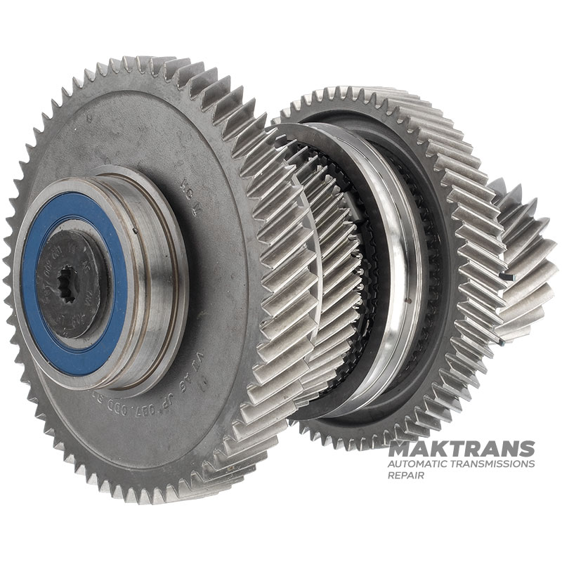 Differential drive shaft No. 1 VAG eHybrid DQ400 0DD - 20 teeth (Ø 66.10 mm) / 63 teeth (Ø 135.40 mm) / 51 teeth (Ø 101.90 mm) / 63 teeth (Ø 153.80 mm)