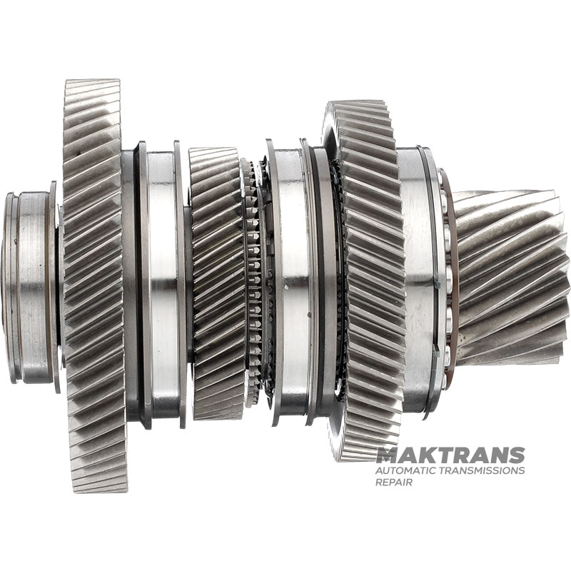 Differential drive shaft No. 1 VAG eHybrid DQ400 0DD - 20 teeth (Ø 66.10 mm) / 63 teeth (Ø 135.40 mm) / 51 teeth (Ø 101.90 mm) / 63 teeth (Ø 153.80 mm)