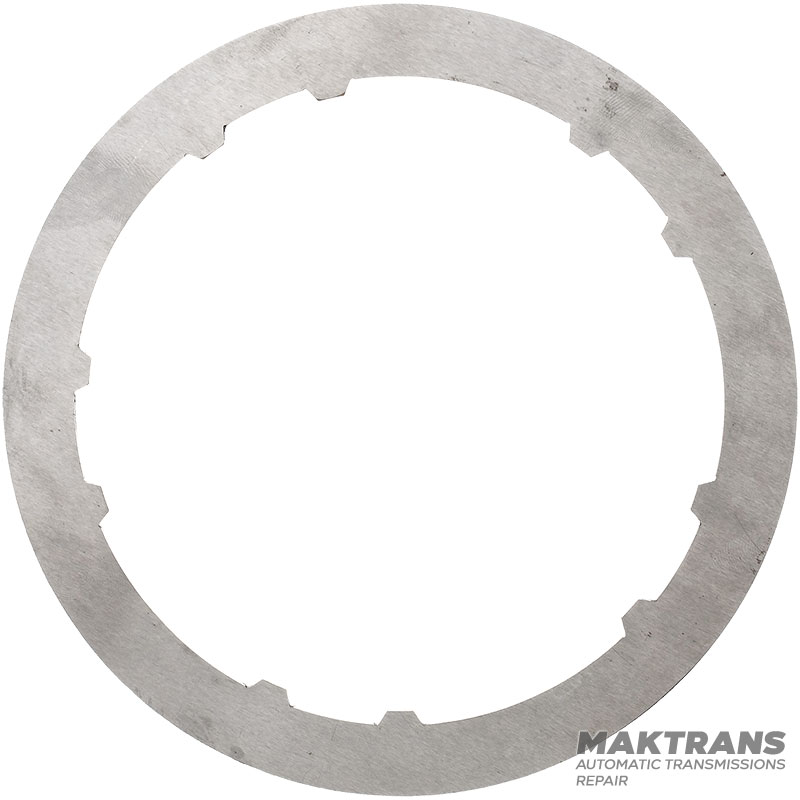 Steel disc (with restored shagreen) E Clutch FORD 10R80 / GM 10L90 - HL3Z-7B066-M (thickness 3.43 mm, 10 teeth, outer Ø 168.35 mm)