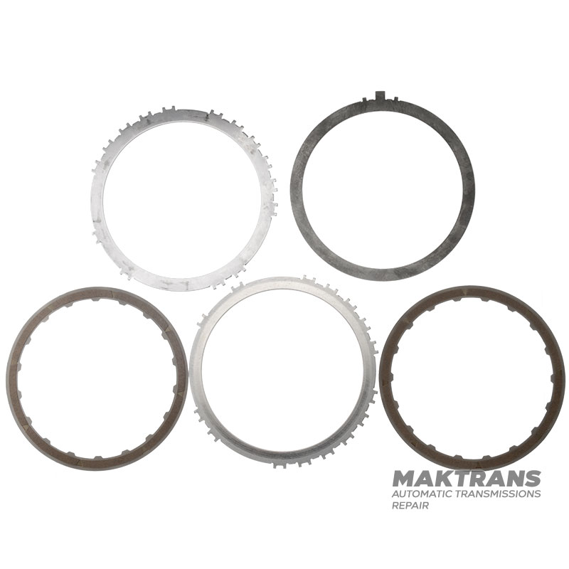 Set of steel and friction discs 2-6 Clutch FORD 6F15 - 2 friction discs (total thickness of the set 10.55 mm)