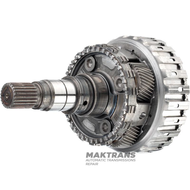 Output Shaft / No.4 Planetary Gear / D Clutch Drum (without discs) DODGE-CHRYSLER 845RE 850RE - 23 splines (external Ø 30.80 mm), total height 229 mm, 4 pinions (37 teeth)