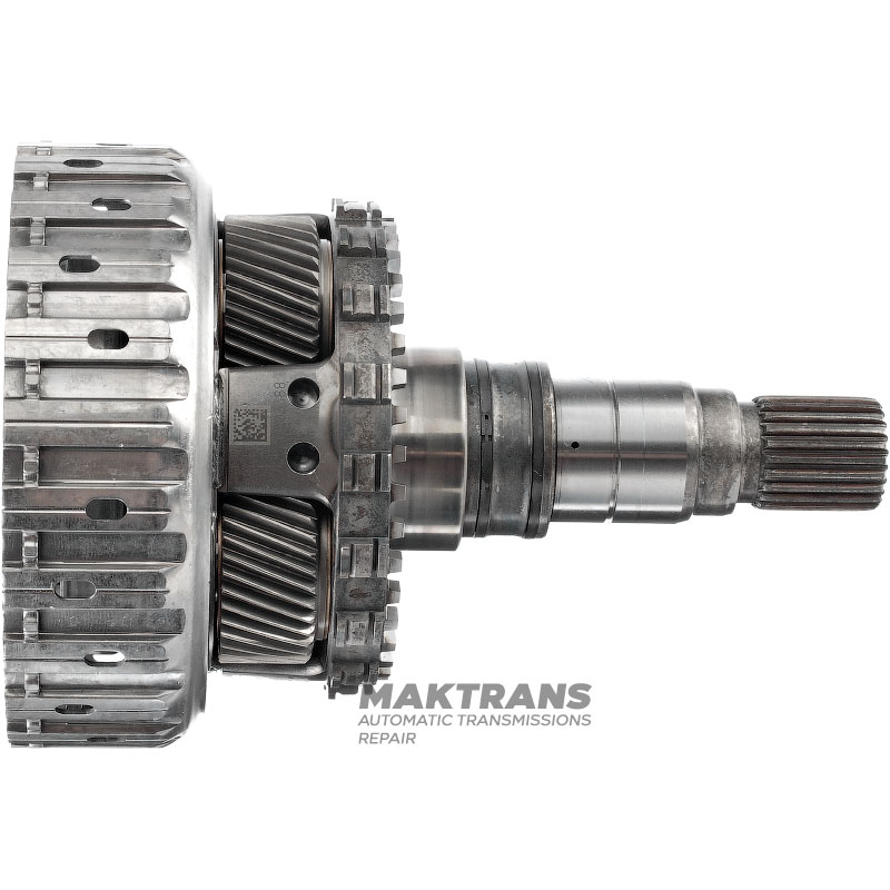 Output Shaft / No.4 Planetary Gear / D Clutch Drum (without discs) DODGE-CHRYSLER 845RE 850RE - 23 splines (external Ø 30.80 mm), total height 229 mm, 4 pinions (37 teeth)