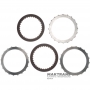 Set of steel and friction discs for torque converter Mercedes-Benz 722.6 - 2 friction discs (total thickness 13.05 mm)