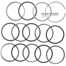 Set of steel and friction discs K1 Clutch Aisin Warner TF-60SN / VAG 09G - 6 friction discs (total thickness of the set 23.60 mm)