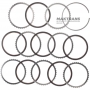 Set of steel and friction discs K1 Clutch Aisin Warner TF-60SN / VAG 09G - 6 friction discs (total thickness of the set 23.60 mm)