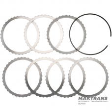 Set of steel wheels C3 (K3) Clutch Aisin Warner / VAG 0C8 - 7 disks included (2 clamp, 5 steel)