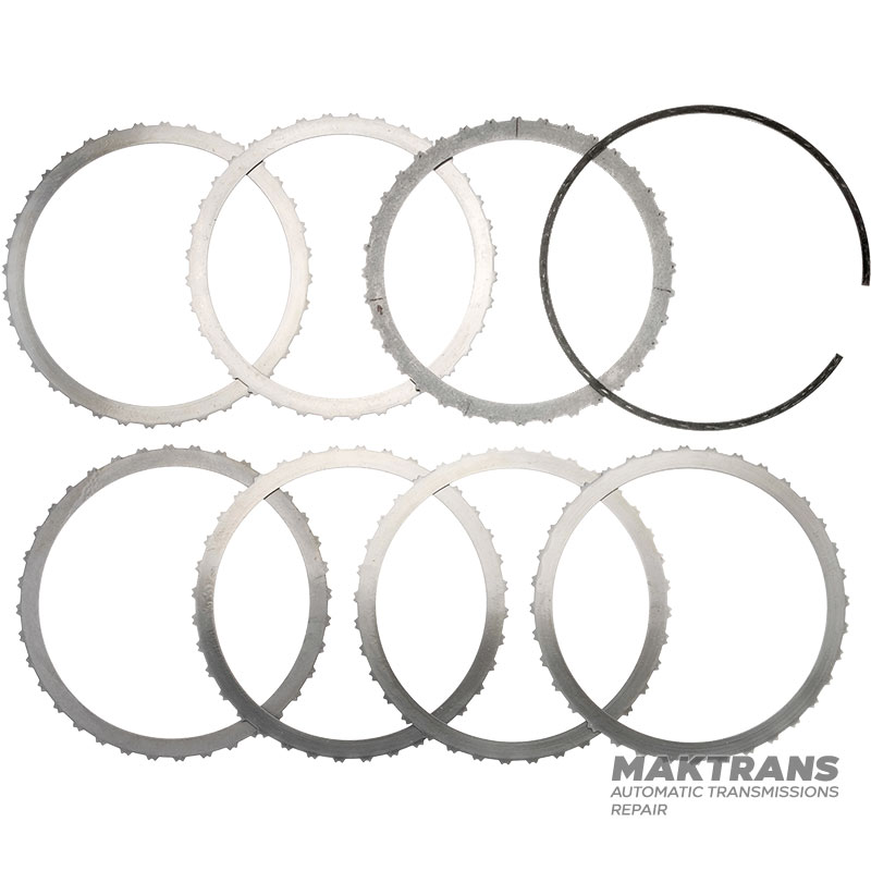 Set of steel wheels C3 (K3) Clutch Aisin Warner / VAG 0C8 - 7 disks included (2 clamp, 5 steel)