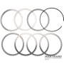 Set of steel wheels C3 (K3) Clutch Aisin Warner / VAG 0C8 - 7 disks included (2 clamp, 5 steel)