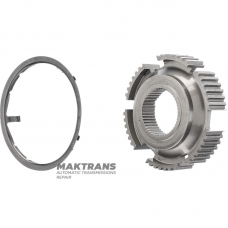 Synchronizer hub 1/4 gear VAG eHybrid DQ400 0DD 0DD311244 - 46 splines, (external Ø 91.45 mm)