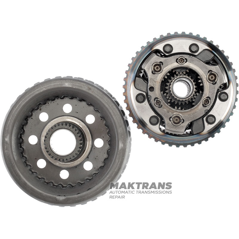 Planetary gear U440 / U441 GEN2 - 3 pinions (20 / 19 teeth), ring gear 69 teeth, sun gears Front 19 teeth (outer Ø 34.40 mm) / Rear 30 teeth (outer 41.35 mm)