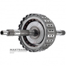 Input shaft / drum K1 (Low) Clutch JATCO JF404 001398205B - (shaft length 298 mm, 5 friction discs)