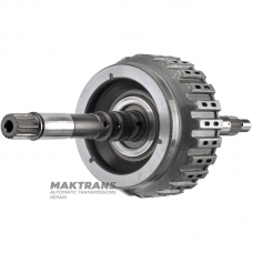 Input shaft / drum K1 (Low) Clutch JATCO JF404 001398205B - (shaft length 298 mm, 5 friction discs)