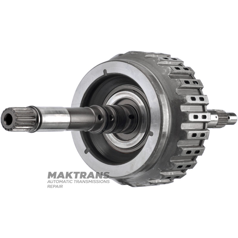 Input shaft / drum K1 (Low) Clutch JATCO JF404 001398205B - (shaft length 298 mm, 5 friction discs)