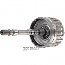 Input Shaft / Drum E Clutch (no disc set, no pistons) ZF 6HP19 (BMW) / [total shaft height 297 mm, ring gear 71 teeth] - used and inspected