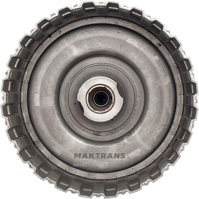 Input Shaft / Drum E Clutch (no disc set, no pistons) ZF 6HP19 (BMW) / [total shaft height 297 mm, ring gear 71 teeth] - used and inspected