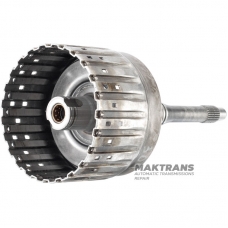 Input shaft / drum E Clutch (empty, without pistons and discs) ZF 6HP26 ZF 6HP28 - (total shaft height 304 mm, 30 mm outer diameter of shaft at the base of the drum)